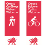 Cyclists and walkers welcome