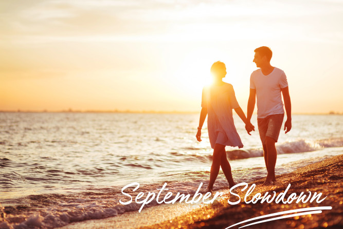Couple on beach Trefeddian