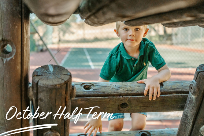 Child playing at Trefeddian hotel