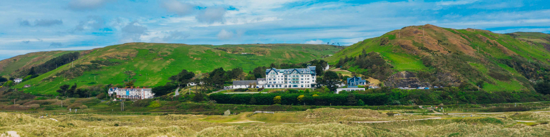 Trefeddian from the beach