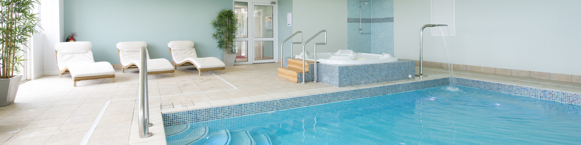 Swimming pool at the Trefeddian hotel