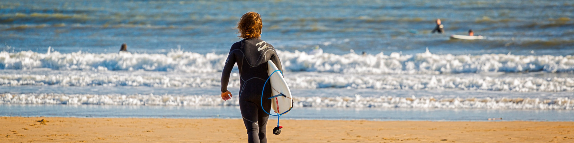 Surfer at the beach