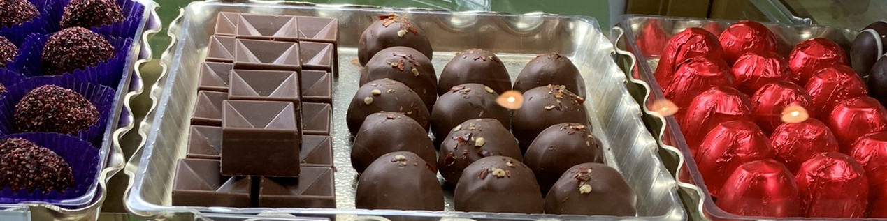 Chocolates at Chocablock at Corris Caverns