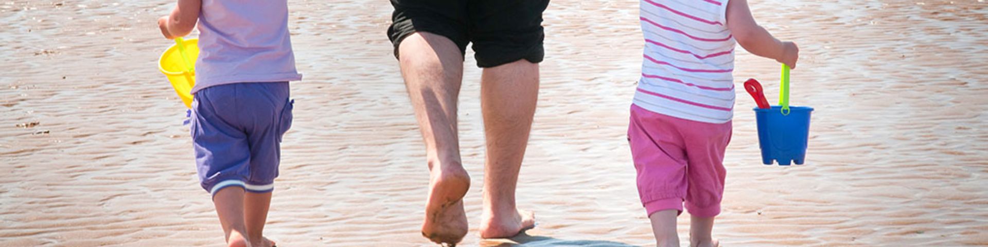Children on beach at Aberdovey